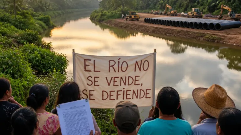 Comuneros de Santa María Chimalapa frenan con amparo proyecto del Acueducto Coatzacoalcos