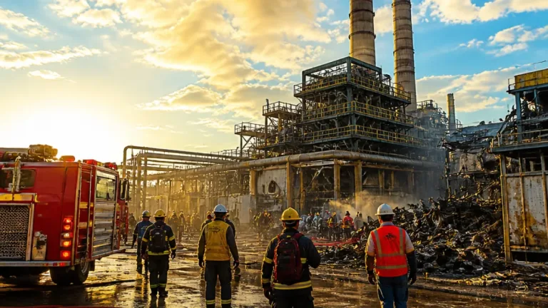 Controlan incendio en planta azucarera de Santa Rosalía; no hubo heridos