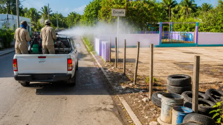 Cozumel refuerza fumigación y llama a evitar criaderos ante aumento de casos de dengue