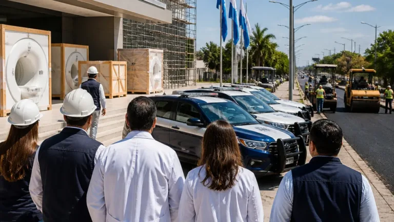 Delicias recibe ampliación hospitalaria, patrullas híbridas y obras viales en nueva jornada estatal