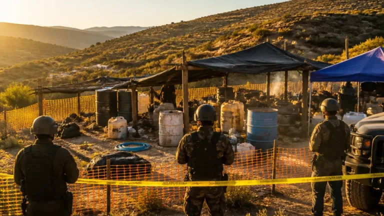 Desmantelan en Sombrerete un presunto centro de producción de drogas sintéticas