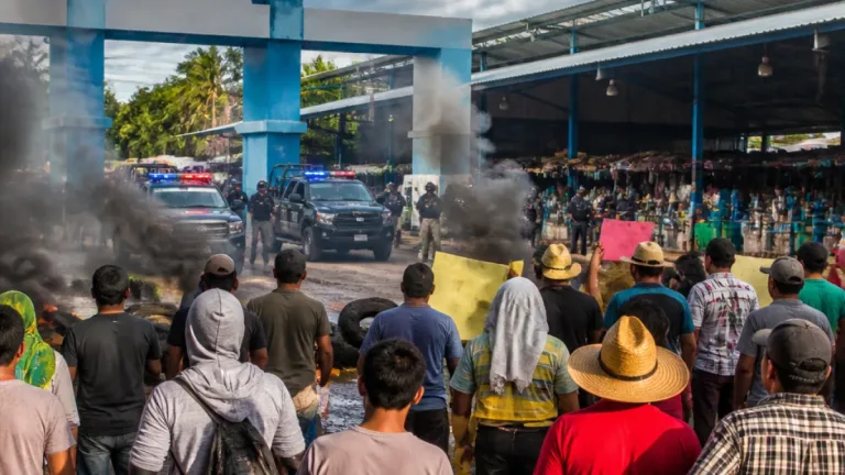 Detenciones en Juchitán desatan enfrentamientos, bloqueos y al menos nueve arrestos
