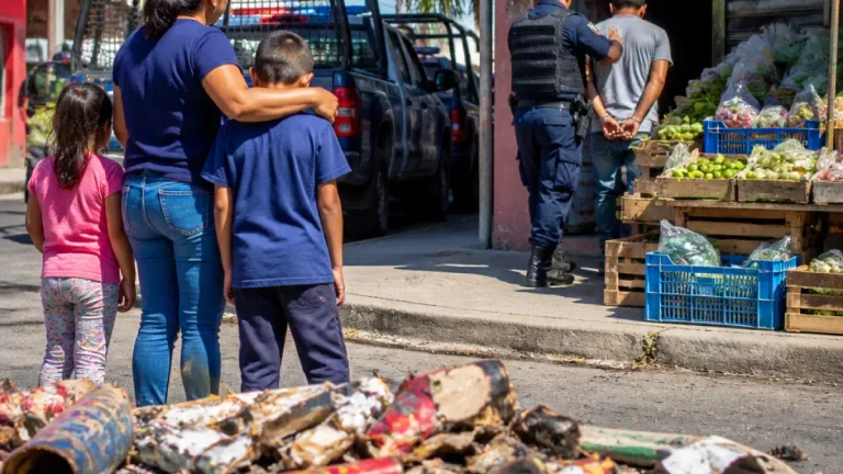 Detenido en Poza Rica tras lanzar cohetes contra dos menores en una verdulería
