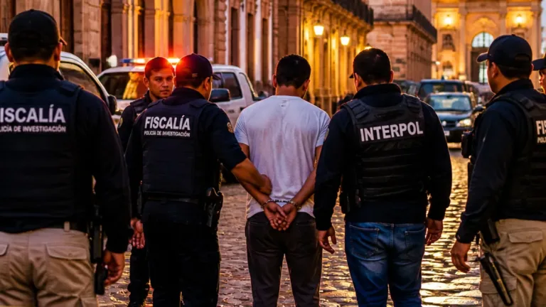 Detienen en el Centro Histórico de SLP a hombre solicitado en EU por homicidio
