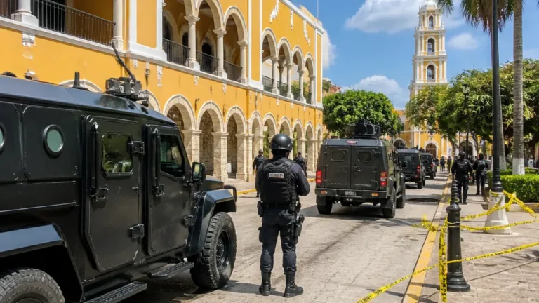 Detienen en Kinchil al alcalde Irvin de la Cruz; fue trasladado a Mérida por la SSPC