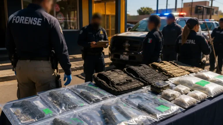 Detienen en Tecate a 17 presuntos integrantes del CJNG ligados a siete ataques, incluido asesinato
