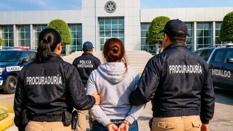 Detienen en Tlaxcala a mujer con orden por presunto fraude en la venta de un vehículo en Hidalgo