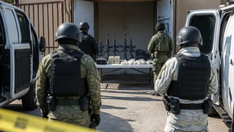 Detienen en Uruapan y Ziracuaretiro a “El X1” y 11 presuntos extorsionadores; aseguran armas y un inhibidor