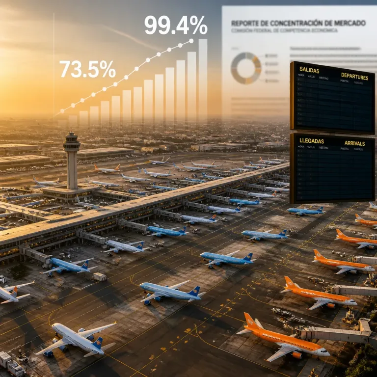 Fusión Viva‑Volaris: concentración récord que redefine la economía de los aeropuertos en México