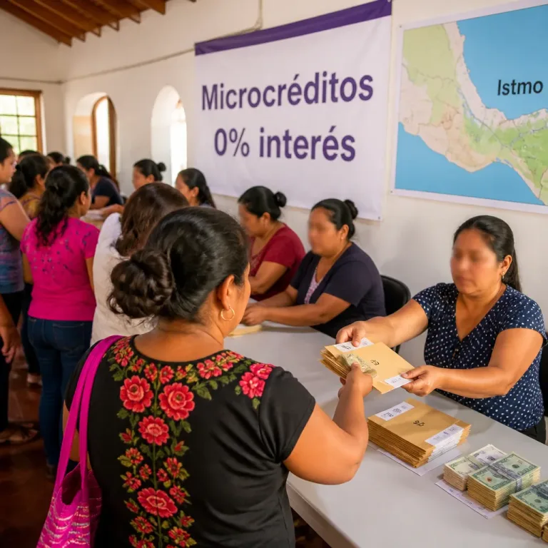 Gobierno de Oaxaca entrega más de 1,500 microcréditos a mujeres del Istmo para impulsar negocios