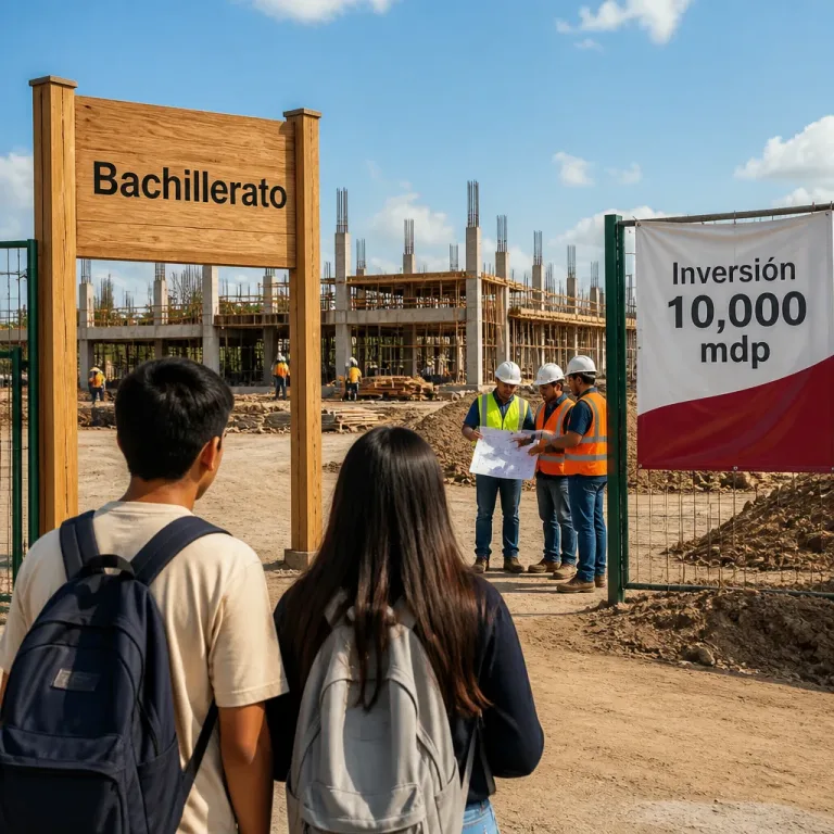 Gobierno anuncia 400 mil nuevos espacios de bachillerato y más de 10 mil mdp para infraestructura