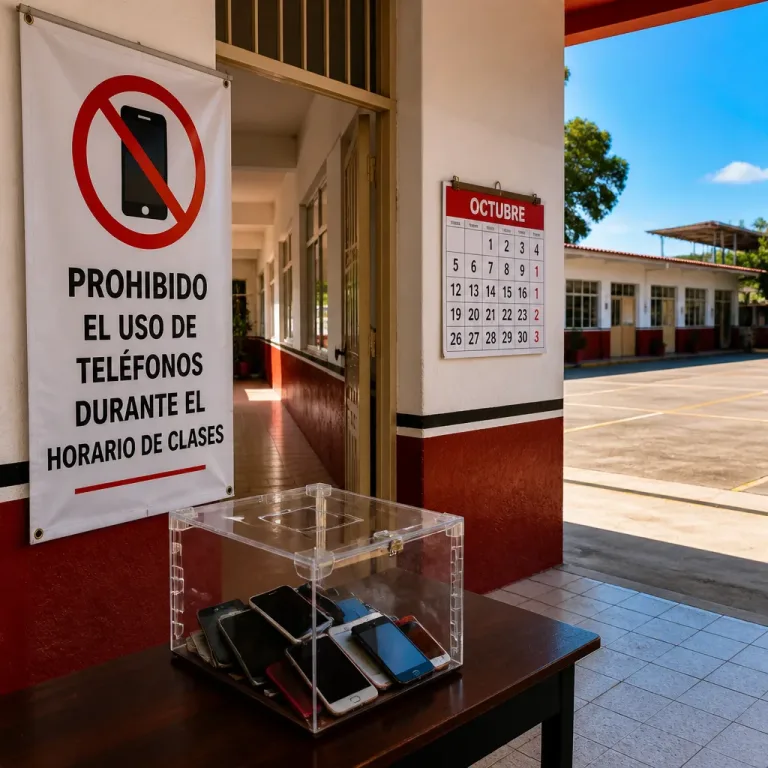 Puebla aplicará veto a celulares en primaria y secundaria a partir de octubre