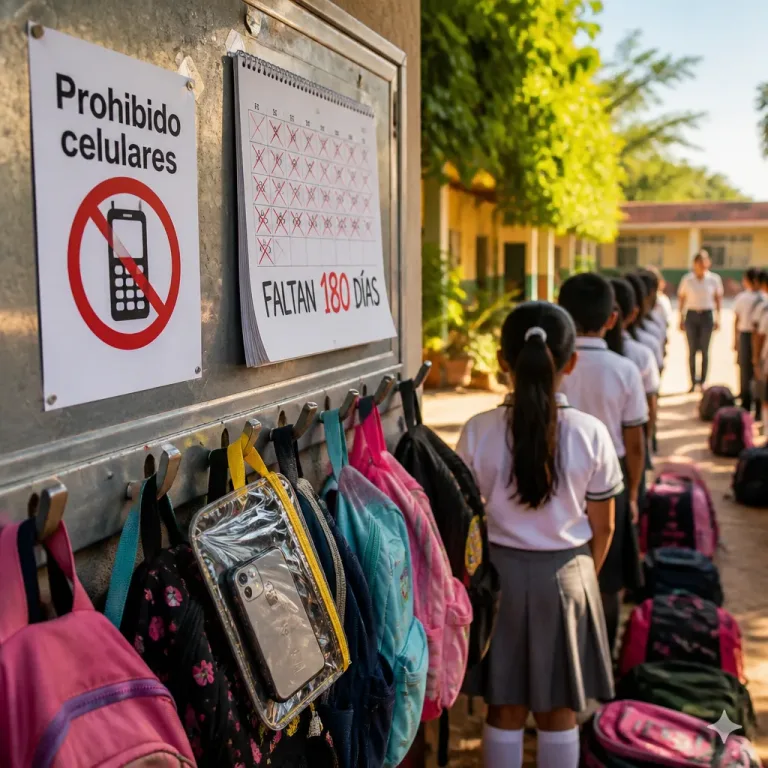 Tabasco prepara reglamento para prohibir celulares en la jornada escolar básica; hay plazo de 180 días