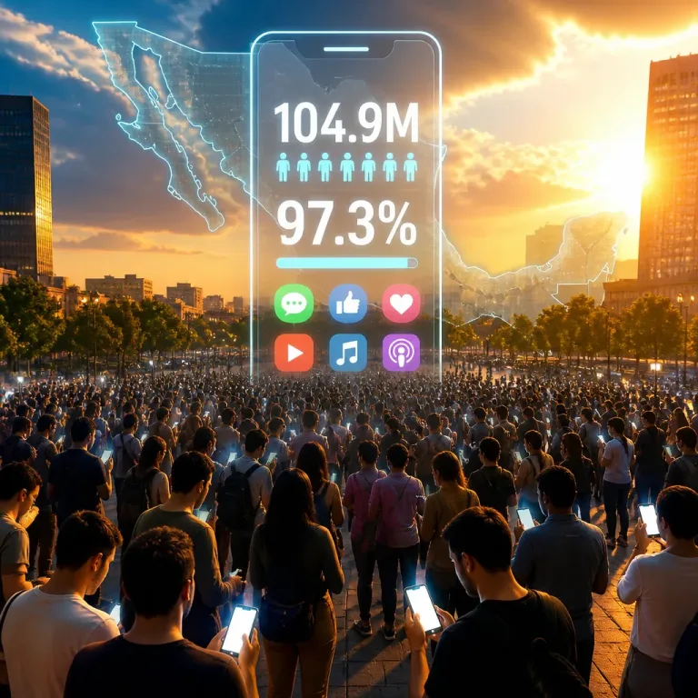 El celular domina la vida digital: 104.9 millones usan internet y 97.3% se conecta desde smartphone