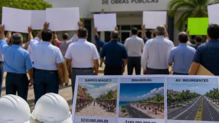 Empresarios de Chetumal exigen piso parejo en licitaciones por 400 mdp