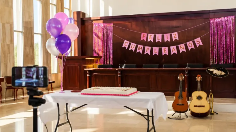 En Campeche, auditorio del Poder Judicial se usó para festejo privado del presidente del TSJ