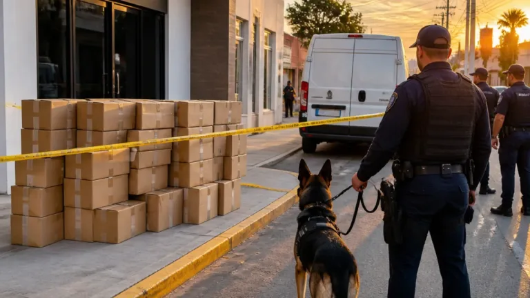 En León aseguran más de media tonelada de mariguana en empresa de paquetería