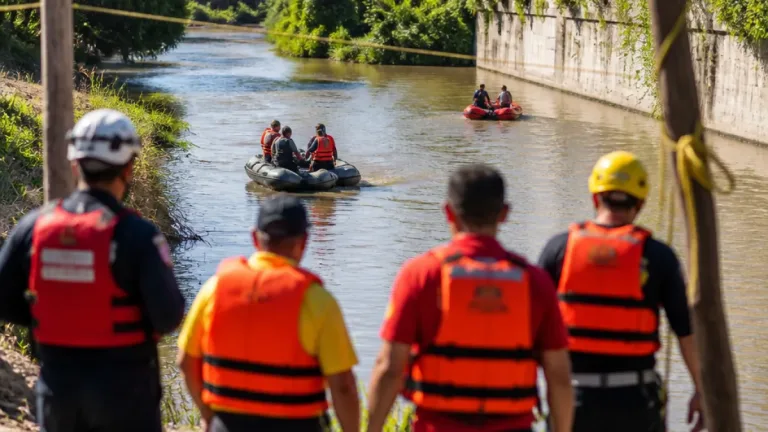 En Tlaquepaque continúa búsqueda de persona arrastrada por la corriente en Santa María Tequepexpan