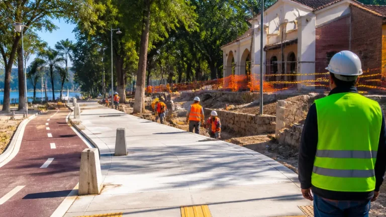 En Xalapa avanzan obras en el paseo de Los Lagos que beneficiarán a 250 mil personas