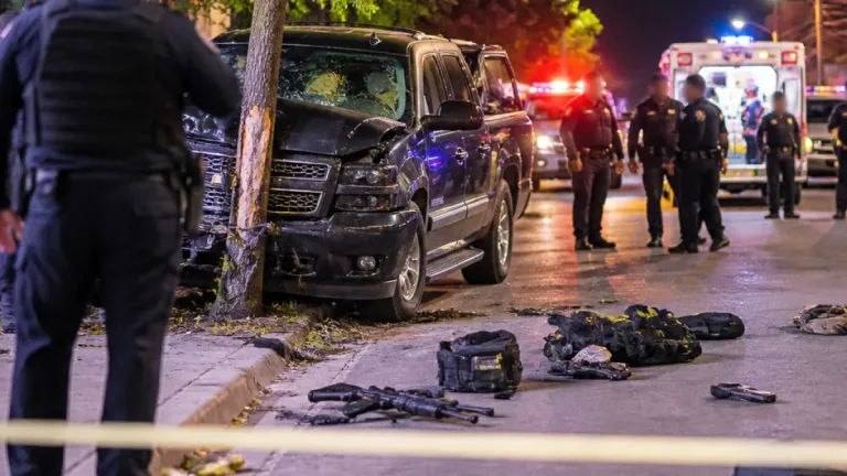 Enfrentamiento contra la Guardia Nacional en Los Mochis deja ocho detenidos y cuatro heridos