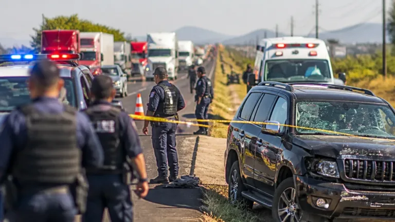 Enfrentamiento en la Panamericana Celaya-Cortazar deja un presunto asaltante abatido