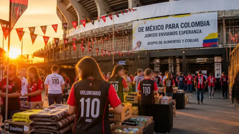 Estadio Jalisco será centro de acopio en el aniversario 110 de Atlas para apoyar a damnificados en Colombia