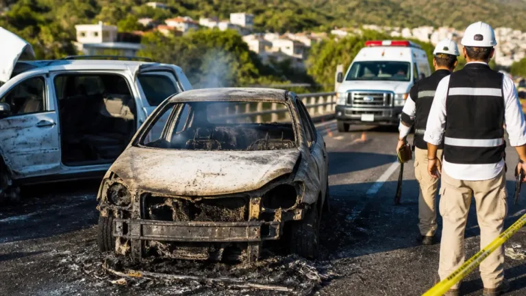 Explota vehículo abandonado en Capilintla, Taxco; tres personas resultan heridas