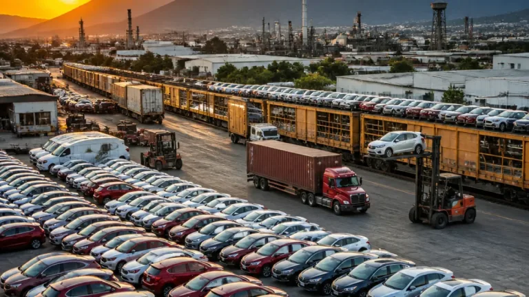 Exportaciones automotrices de Nuevo León suben 6.6% y superan 153 mil unidades en siete meses