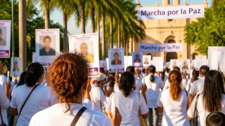 Familias buscadoras marchan en Ciudad Valles para exigir paz y visibilidad de desaparecidos