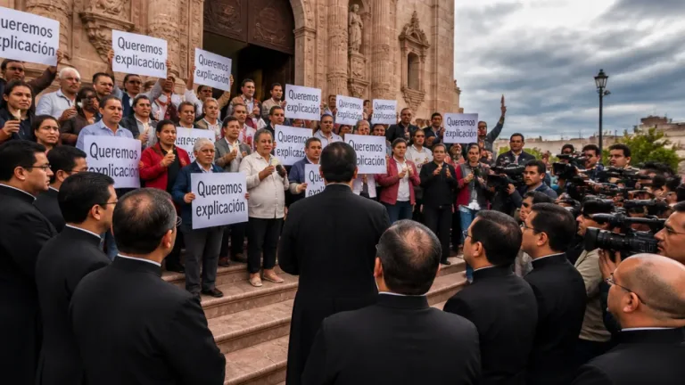 Feligreses de Aguascalientes exigen explicaciones por cese del sacerdote Porfirio Galindo