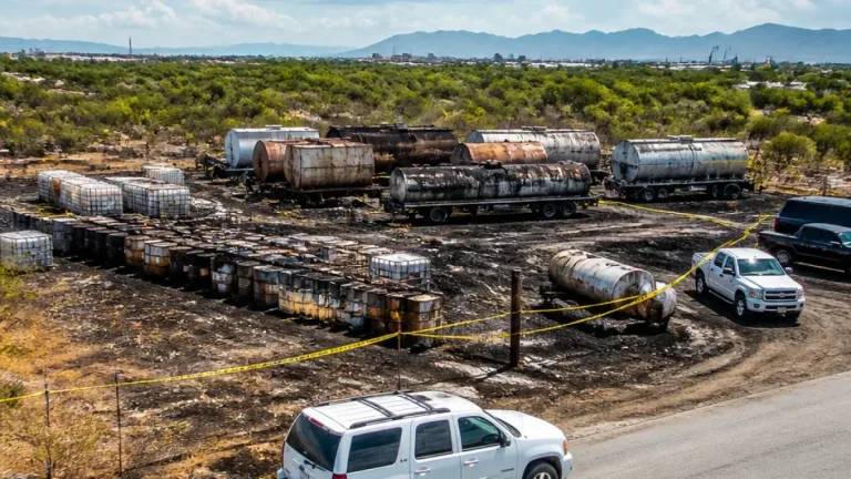 FGR asegura 62,000 litros de combustible y equipo tras cateo en Pesquería