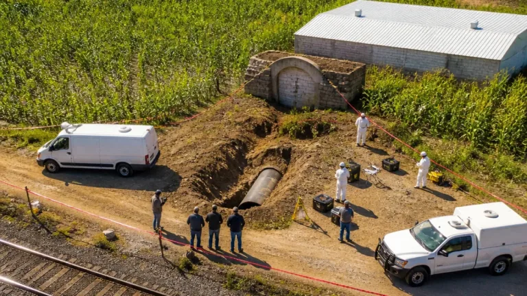 FGR clausura túnel de 143 metros vinculado al huachicol en Tula de Allende