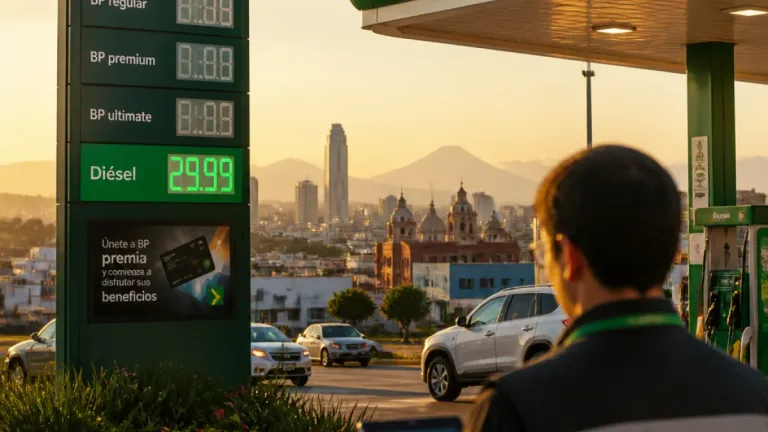 Gasolinera en Puebla registra el precio más alto de diésel en México, alerta Profeco
