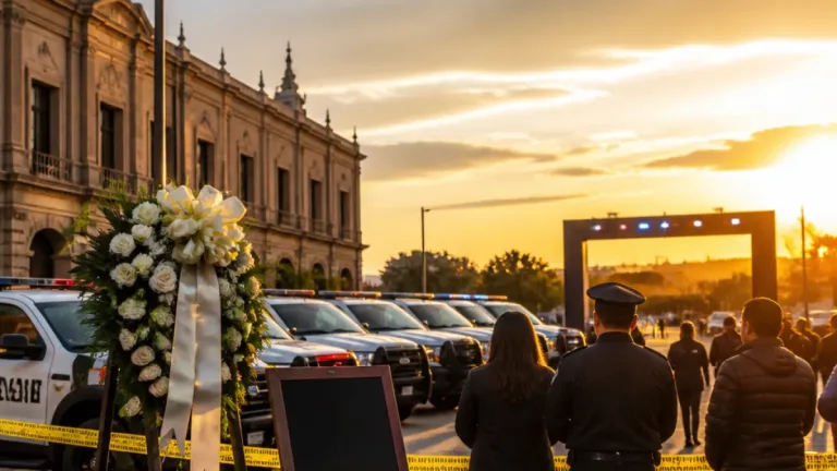 Gobernador de Coahuila promete apoyo a familias y endurece vigilancia tras muerte de policía