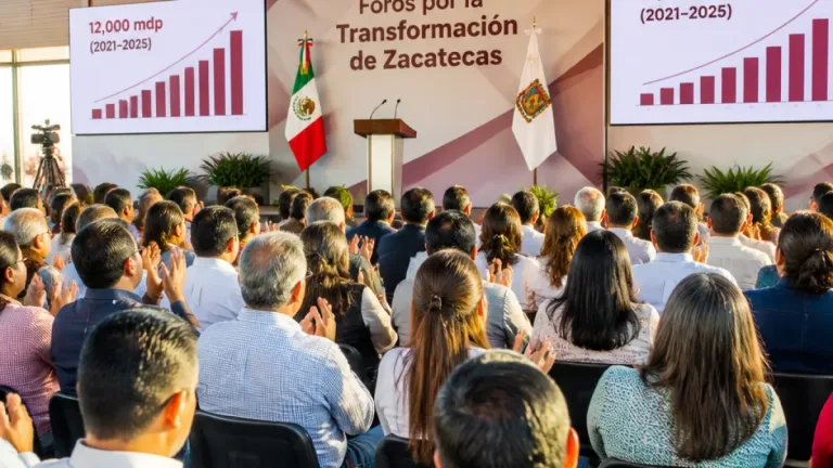 Gobernador Monreal presenta avance de obra pública: más de 12 mil mdp entre 2021 y 2025