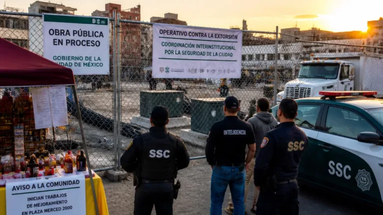 Gobierno capitalino anuncia Utopía en La Merced y operativo para blindar al mercado contra extorsiones