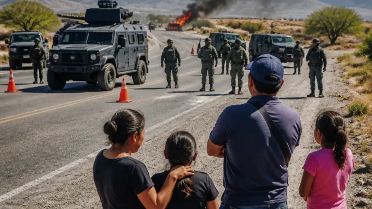 Guanajuato refuerza vigilancia en límites con Michoacán tras 20 narcobloqueos