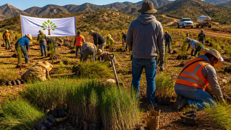 Guanajuato siembra 2 mil árboles en San Felipe; programa estatal amplía restauración a siete polígonos