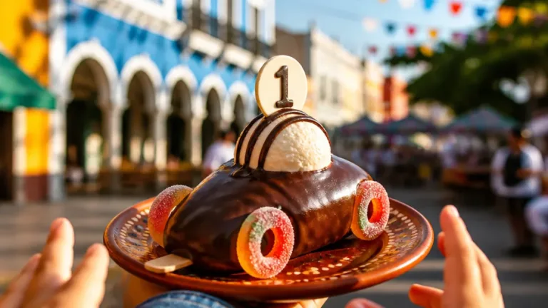 Helados artesanales recrean la carrera de carcachas de Huamantla en una paleta temática
