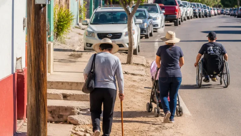 Hermosillo: la mitad de las calles carece de banquetas y caminar es un desafío diario