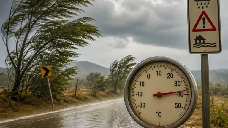 Hidalgo en alerta: lluvias hasta 75 mm, calor cercano a 40 °C y rachas de 50 km/h