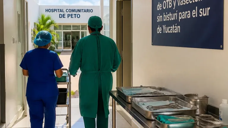 Hospital de Peto incorpora de forma permanente Oclusión Tubaria y vasectomía sin bisturí para el sur de Yucatán