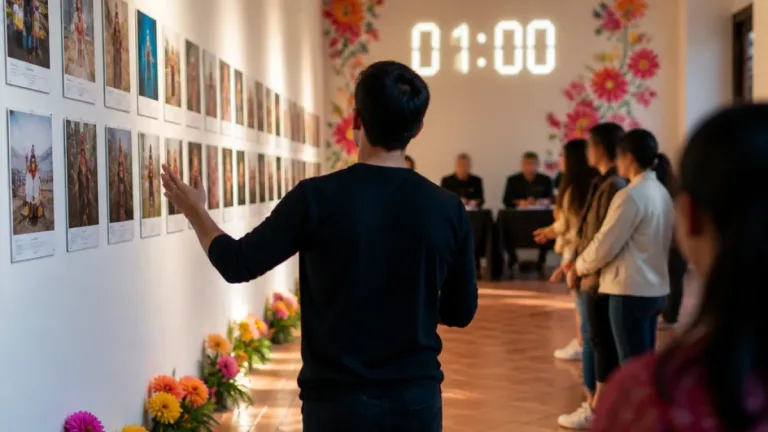 Huamantla: 22 jóvenes plasman la Feria del Arte Efímero y la Dalia en concurso municipal