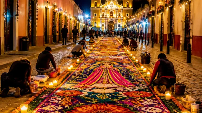 Huamantla vive la “Noche que Nadie Duerme”; autoridades resaltan su valor cultural y turístico