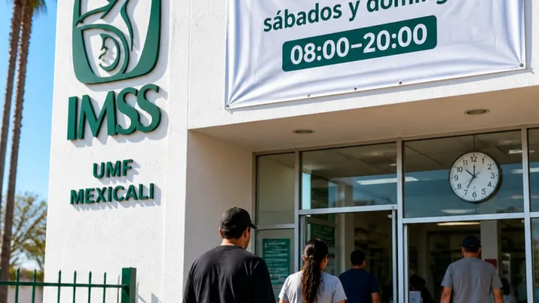 IMSS en Baja California amplía atención los fines de semana en UMF de tiempo completo