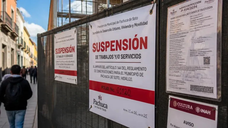 INAH condiciona continuidad de obra de plaza en el Centro de Pachuca