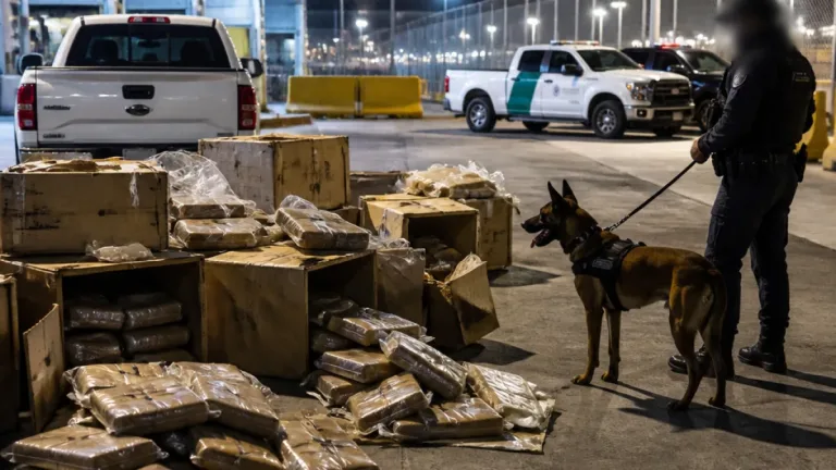 Incautan 1.3 toneladas de metanfetamina en aduana de Tijuana; EU reconoce coordinación