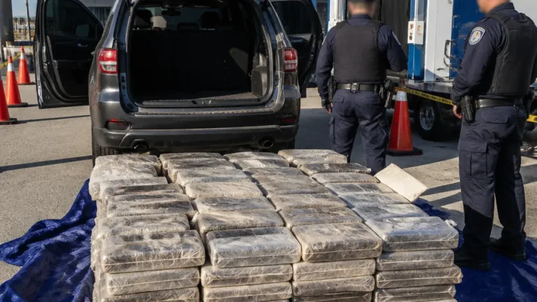 Incautan más de 1.7 mdd en cocaína en operativo relacionado con paso fronterizo de Ciudad Acuna
