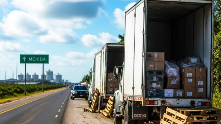 Inseguridad en carreteras golpea a la manufactura y encarece cadenas productivas en Yucatán