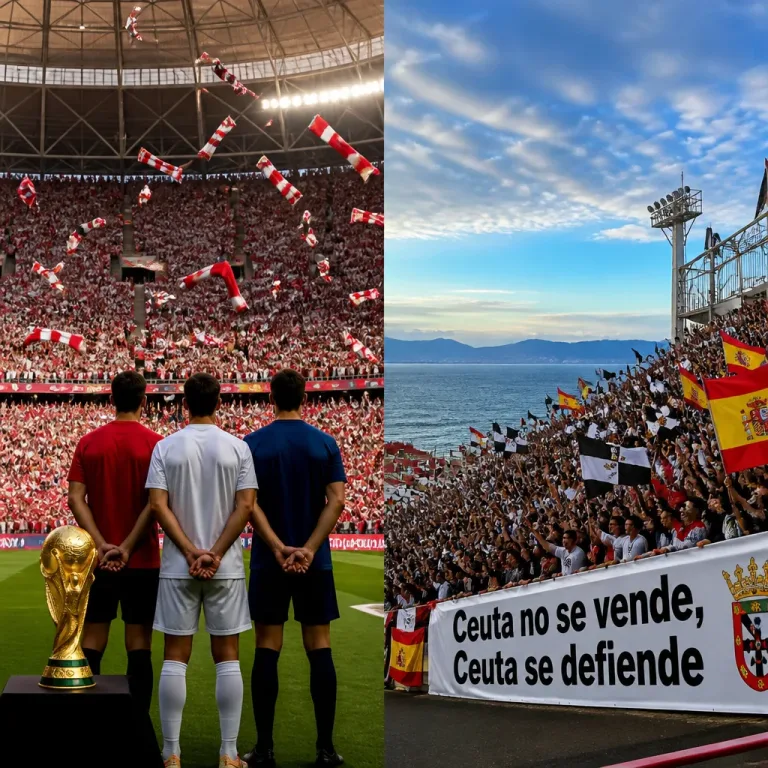 Política y fútbol se mezclan: abucheos a campeones del mundo y gritos de ‘Ceuta no se vende’